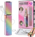 Eyebrow Trimmer | 2-in-1 Painless Brow & Facial Hair Remover – Rechargeable