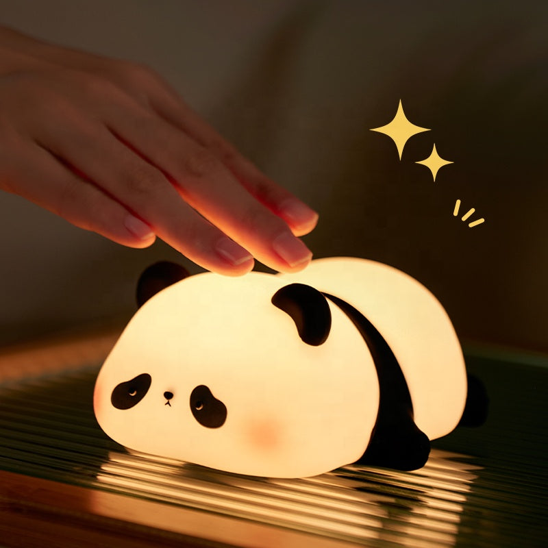Panda LED Night Lamp | USB Rechargeable Soft Light Bedside Lamp for Adults & Kids