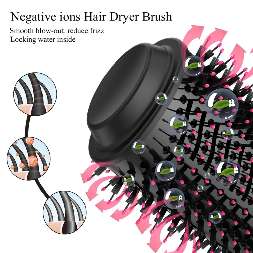 One Step 3-in-1 Hot Hair Brush | Straighten, Curl & Volumizer