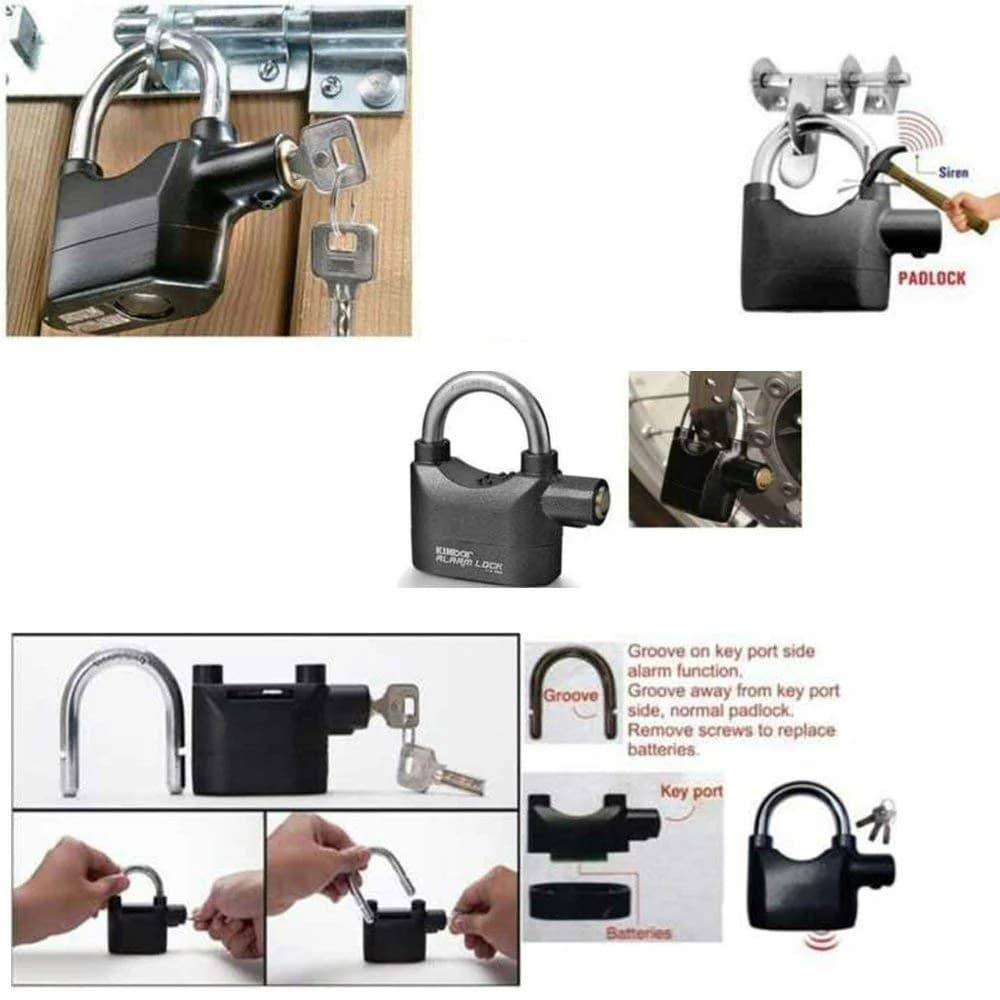 Anti-Theft Alarm Lock – Secure, Audible Protection for Doors & Valuables
