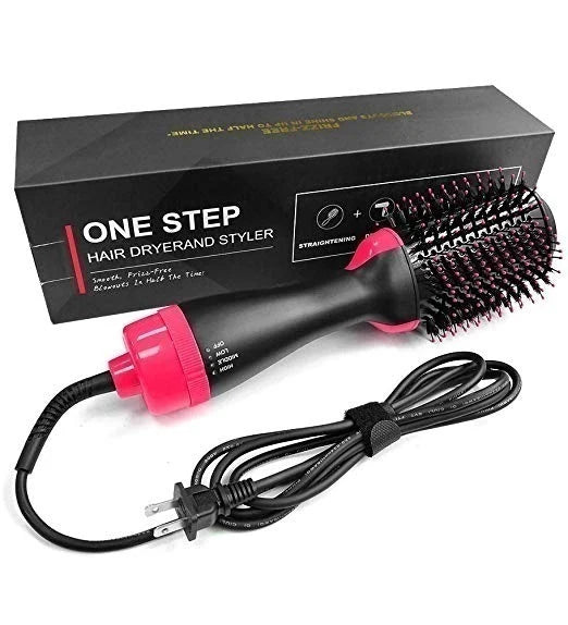 One Step 3-in-1 Hot Hair Brush | Straighten, Curl & Volumizer