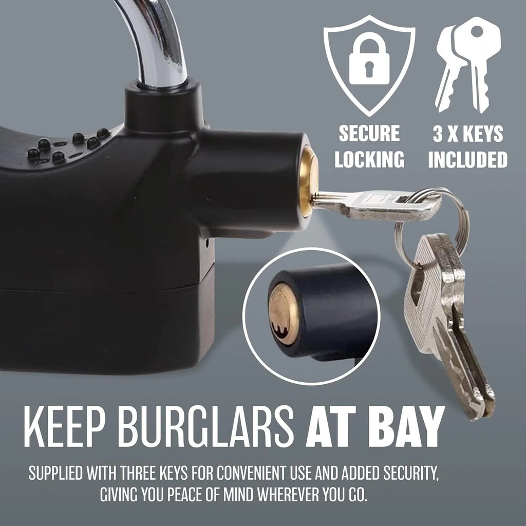 Anti-Theft Alarm Lock – Secure, Audible Protection for Doors & Valuables