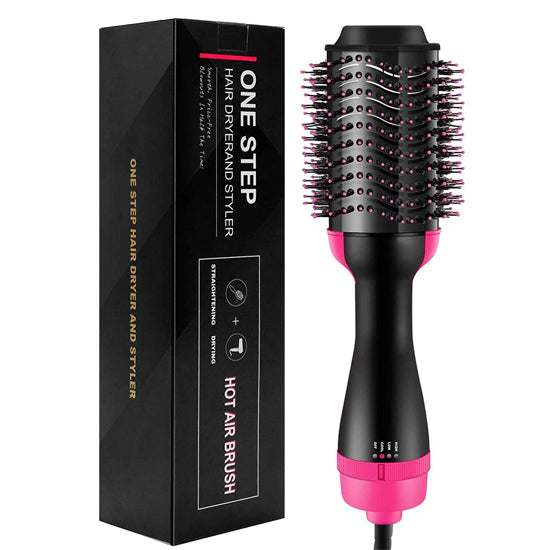 One Step 3-in-1 Hot Hair Brush | Straighten, Curl & Volumizer