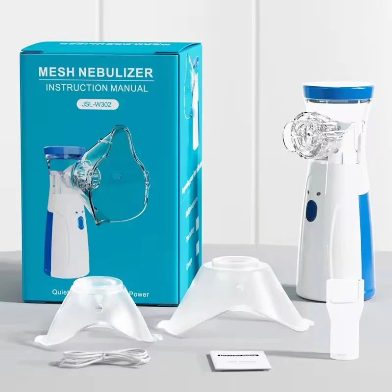 Mini Mesh Portable Nebulizer | USB Rechargeable Ultrasonic Inhaler for Adults & Kids